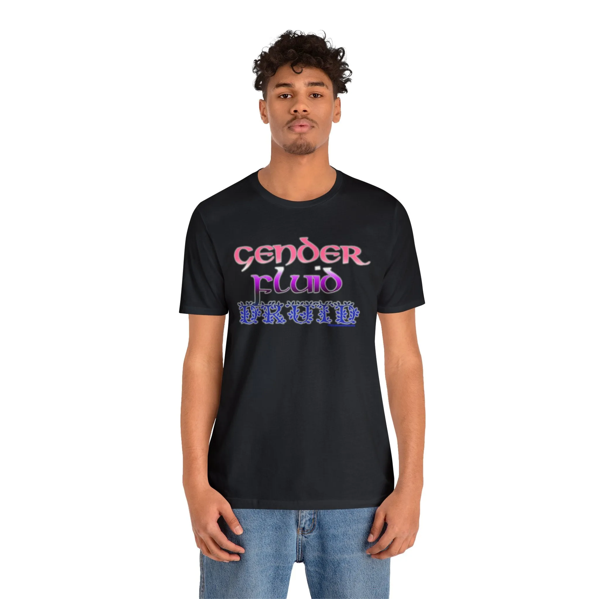 Gender Fluid Druid T-Shirt - Pride - Tabletop Fan - Queer - Differently Normal