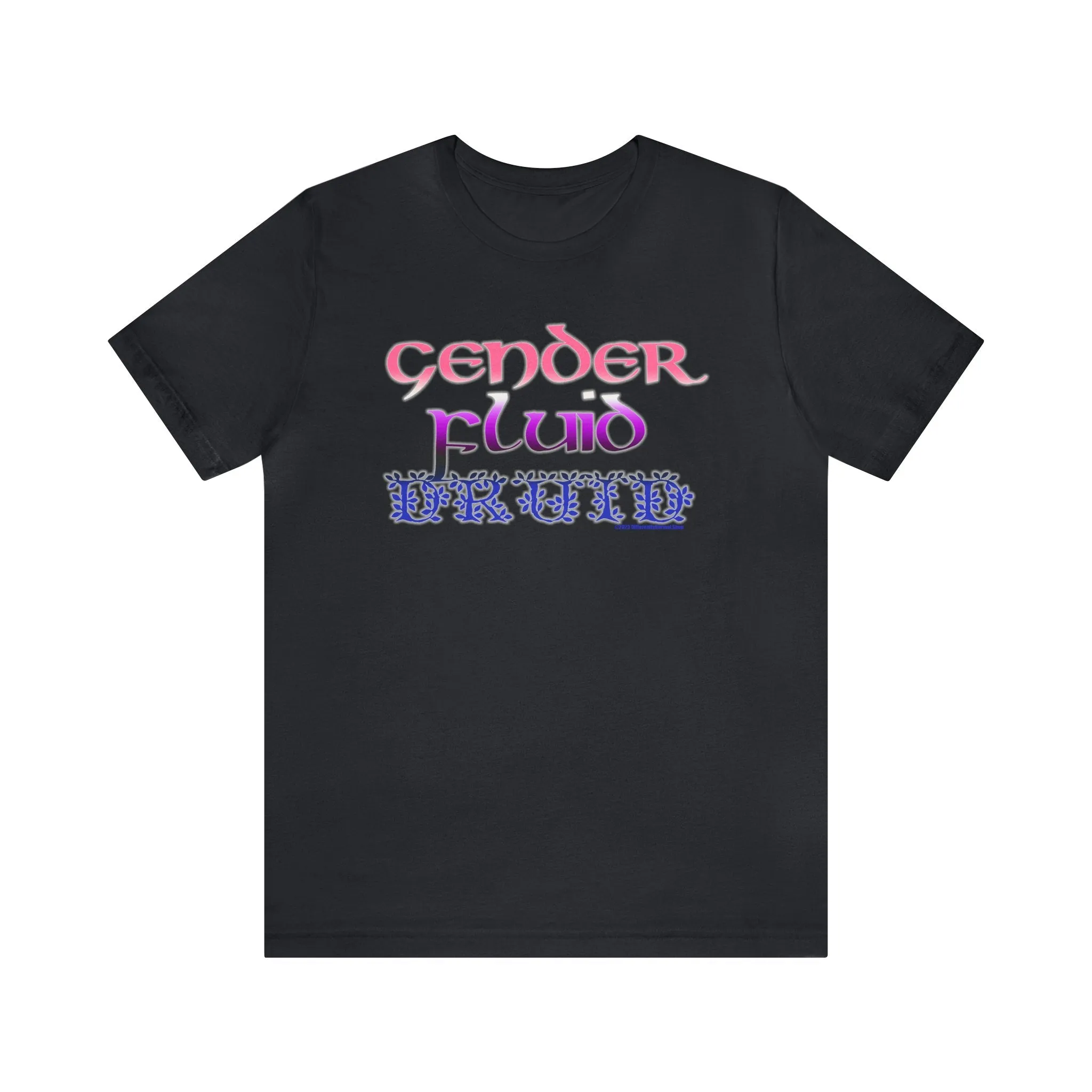 Gender Fluid Druid T-Shirt - Pride - Tabletop Fan - Queer - Differently Normal