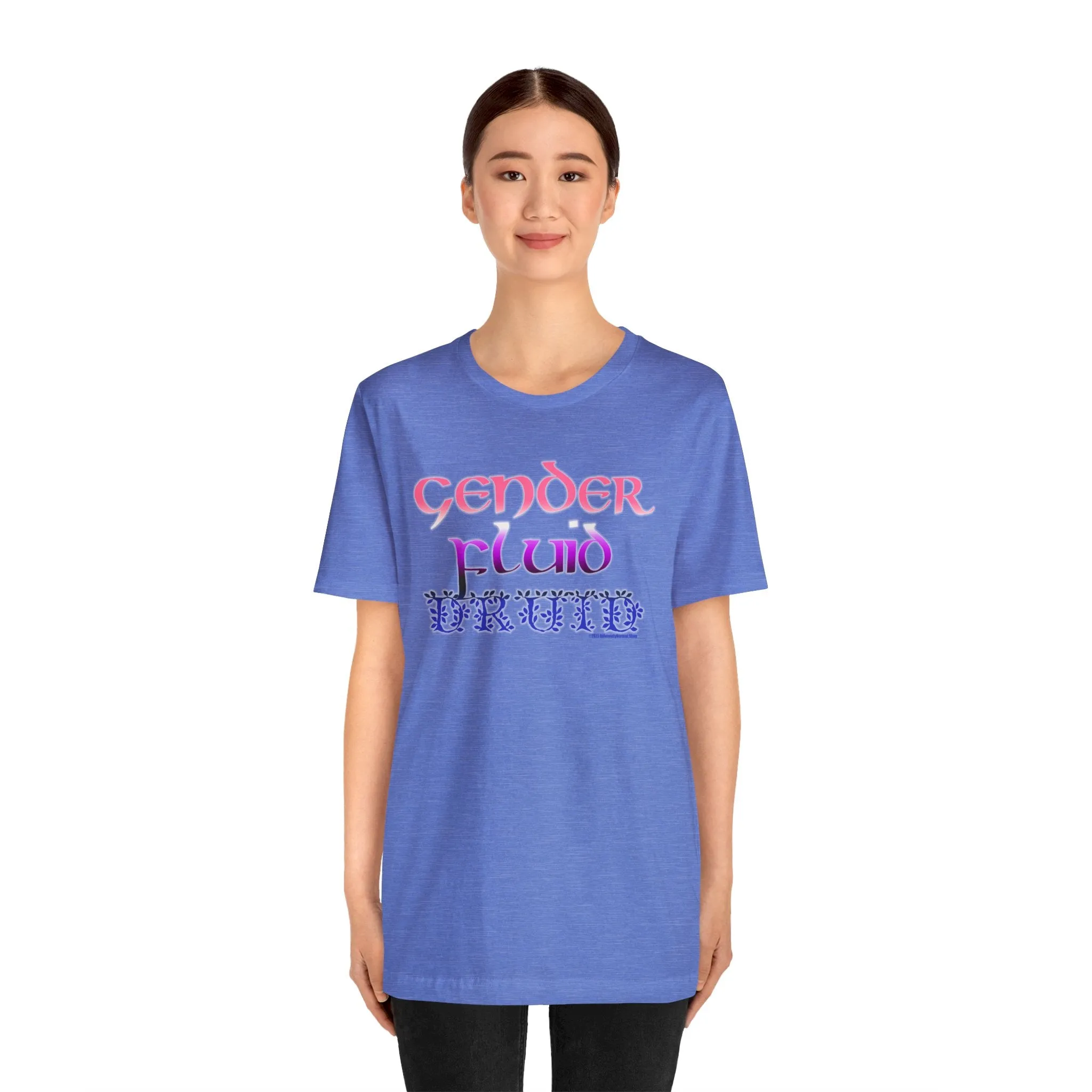 Gender Fluid Druid T-Shirt - Pride - Tabletop Fan - Queer - Differently Normal