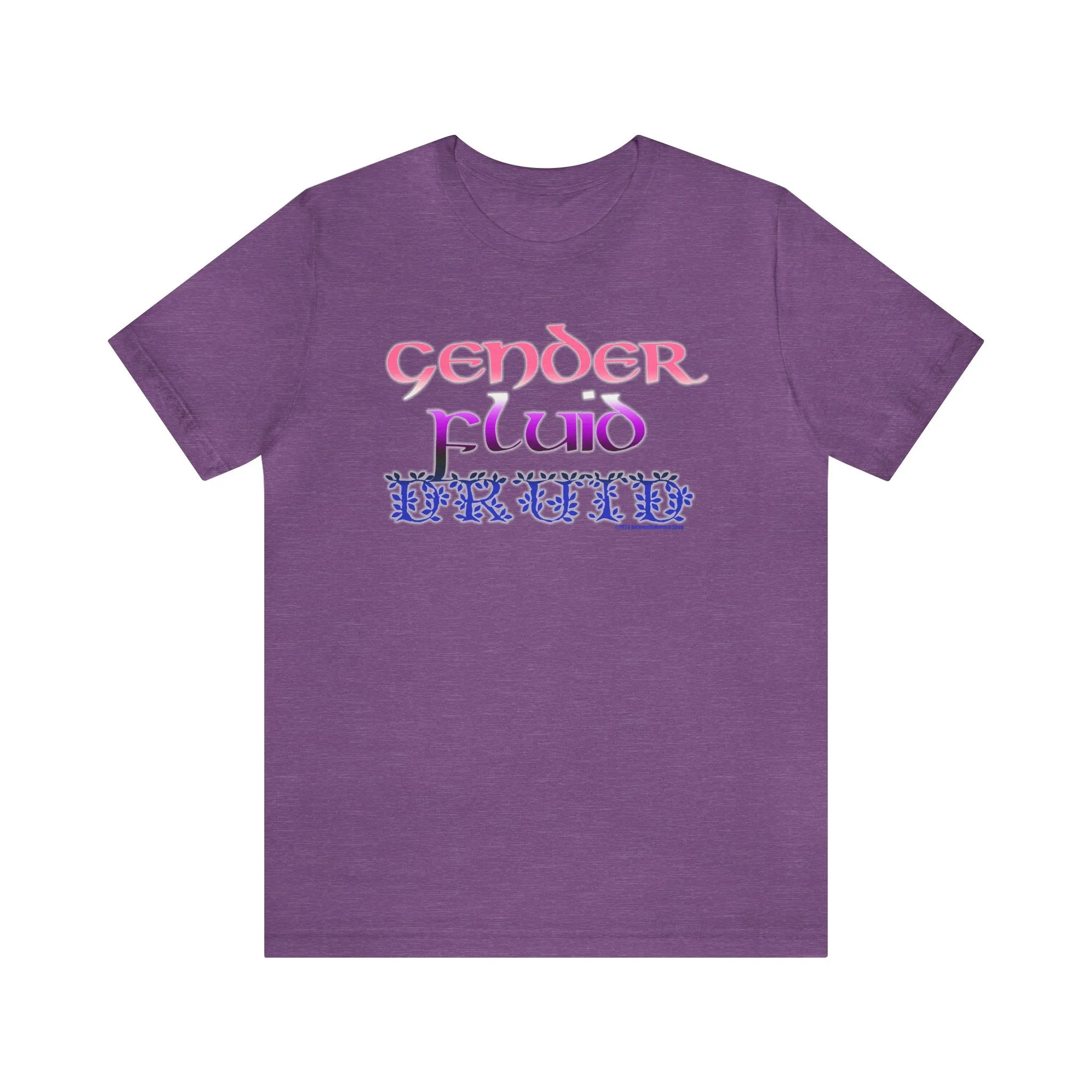 Gender Fluid Druid T-Shirt - Pride - Tabletop Fan - Queer - Differently Normal