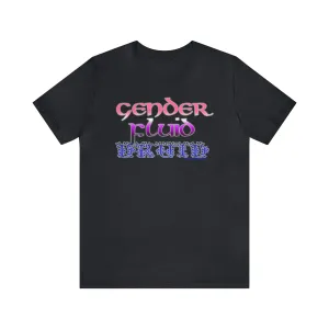 Gender Fluid Druid T-Shirt - Pride - Tabletop Fan - Queer - Differently Normal