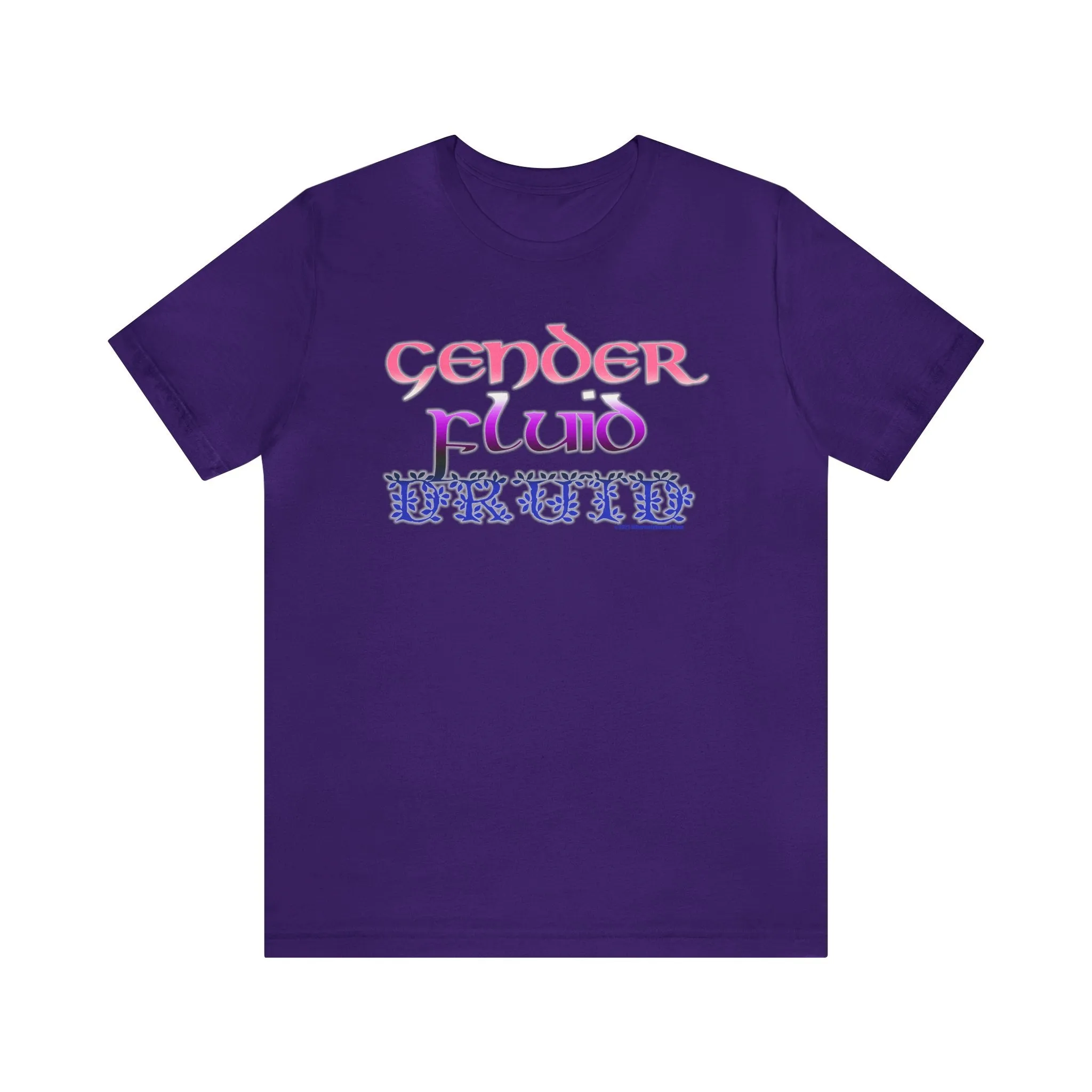 Gender Fluid Druid T-Shirt - Pride - Tabletop Fan - Queer - Differently Normal