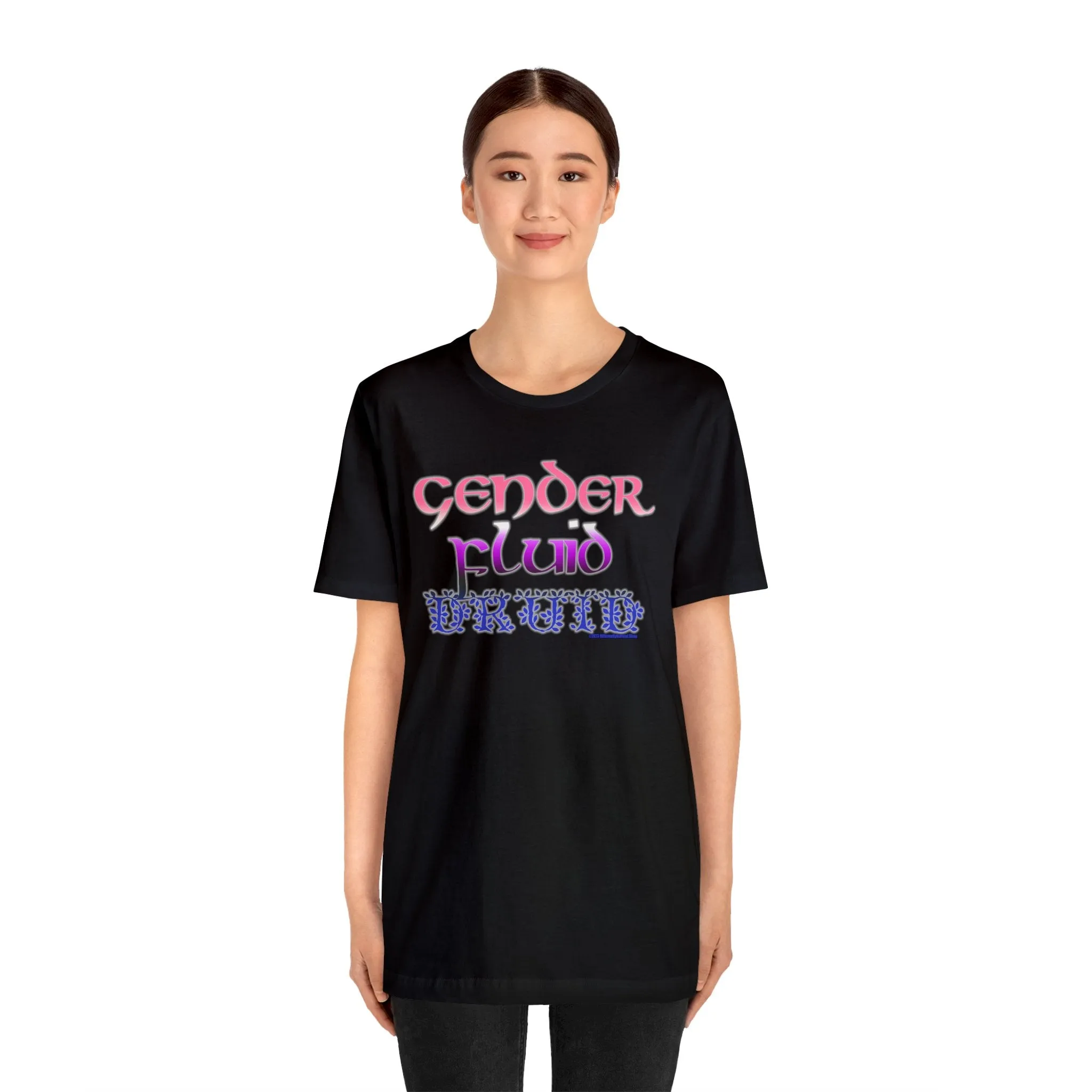 Gender Fluid Druid T-Shirt - Pride - Tabletop Fan - Queer - Differently Normal