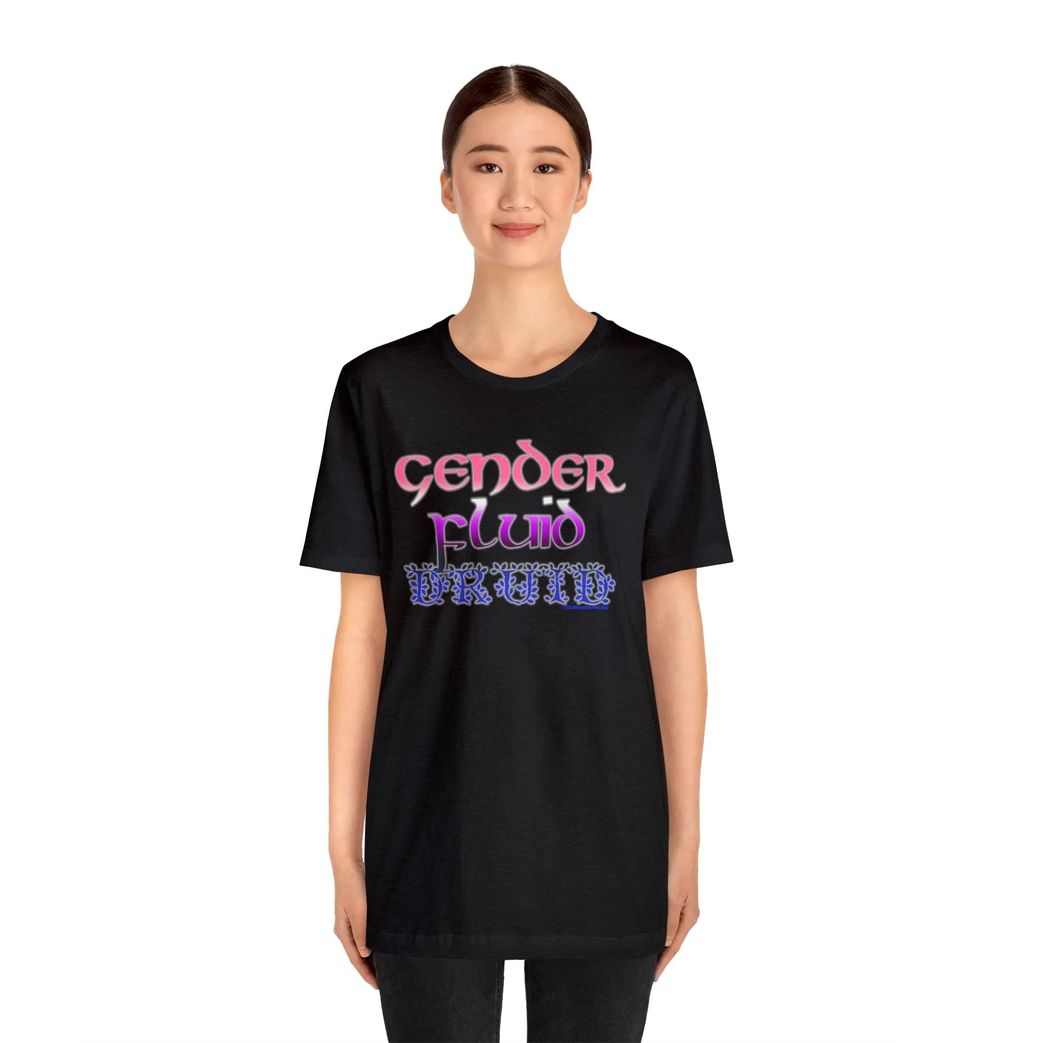 Gender Fluid Druid T-Shirt - Pride - Tabletop Fan - Queer - Differently Normal