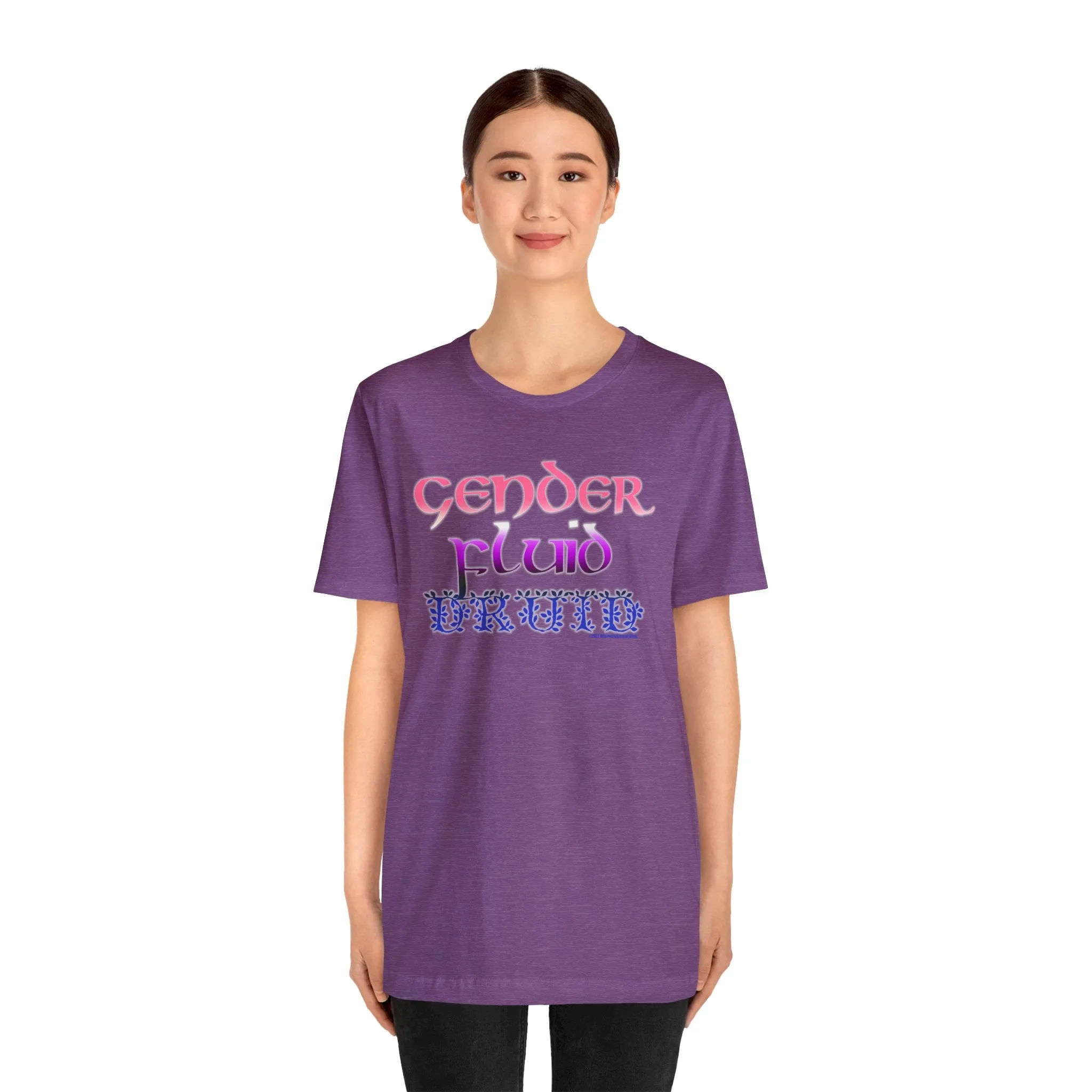 Gender Fluid Druid T-Shirt - Pride - Tabletop Fan - Queer - Differently Normal