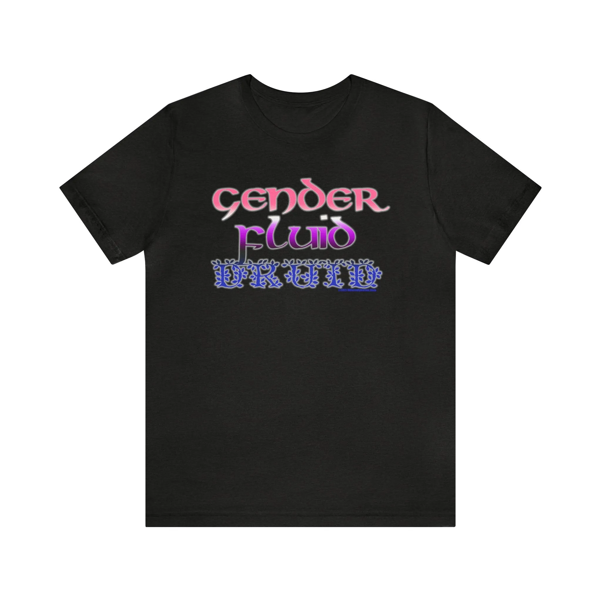 Gender Fluid Druid T-Shirt - Pride - Tabletop Fan - Queer - Differently Normal