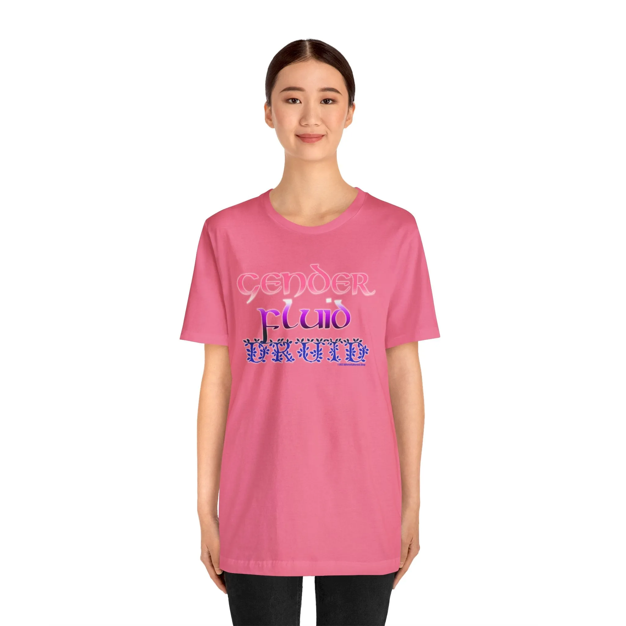 Gender Fluid Druid T-Shirt - Pride - Tabletop Fan - Queer - Differently Normal