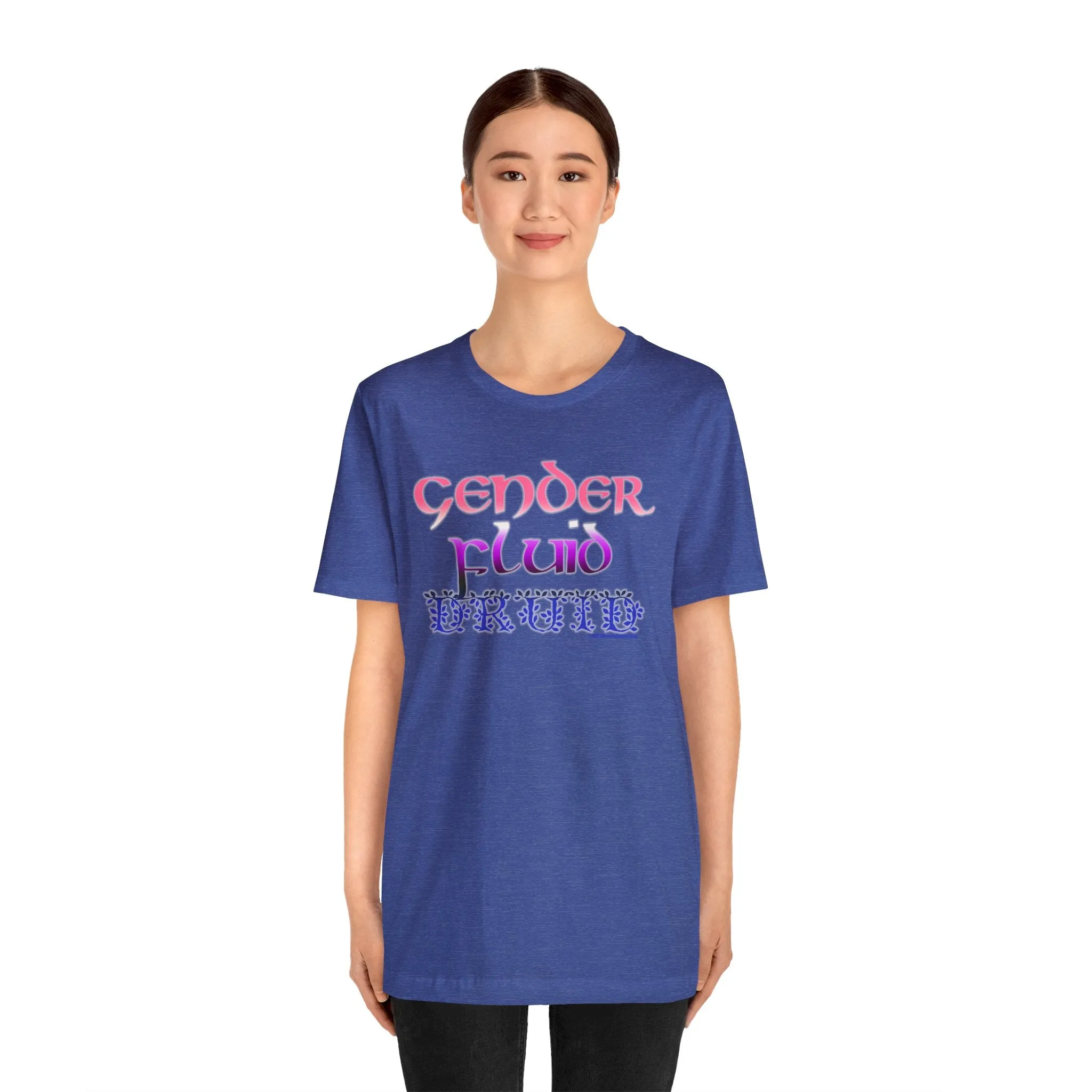 Gender Fluid Druid T-Shirt - Pride - Tabletop Fan - Queer - Differently Normal