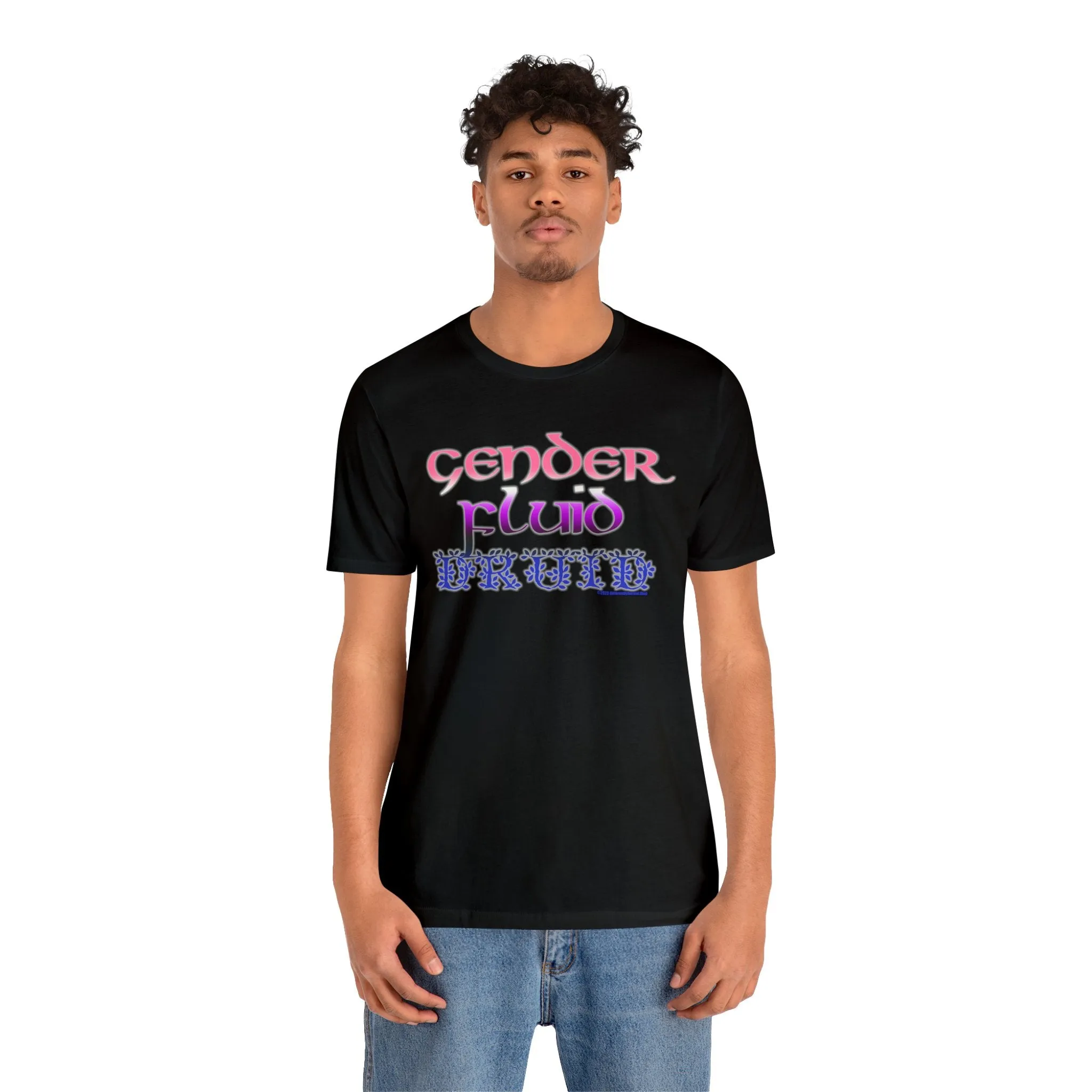 Gender Fluid Druid T-Shirt - Pride - Tabletop Fan - Queer - Differently Normal