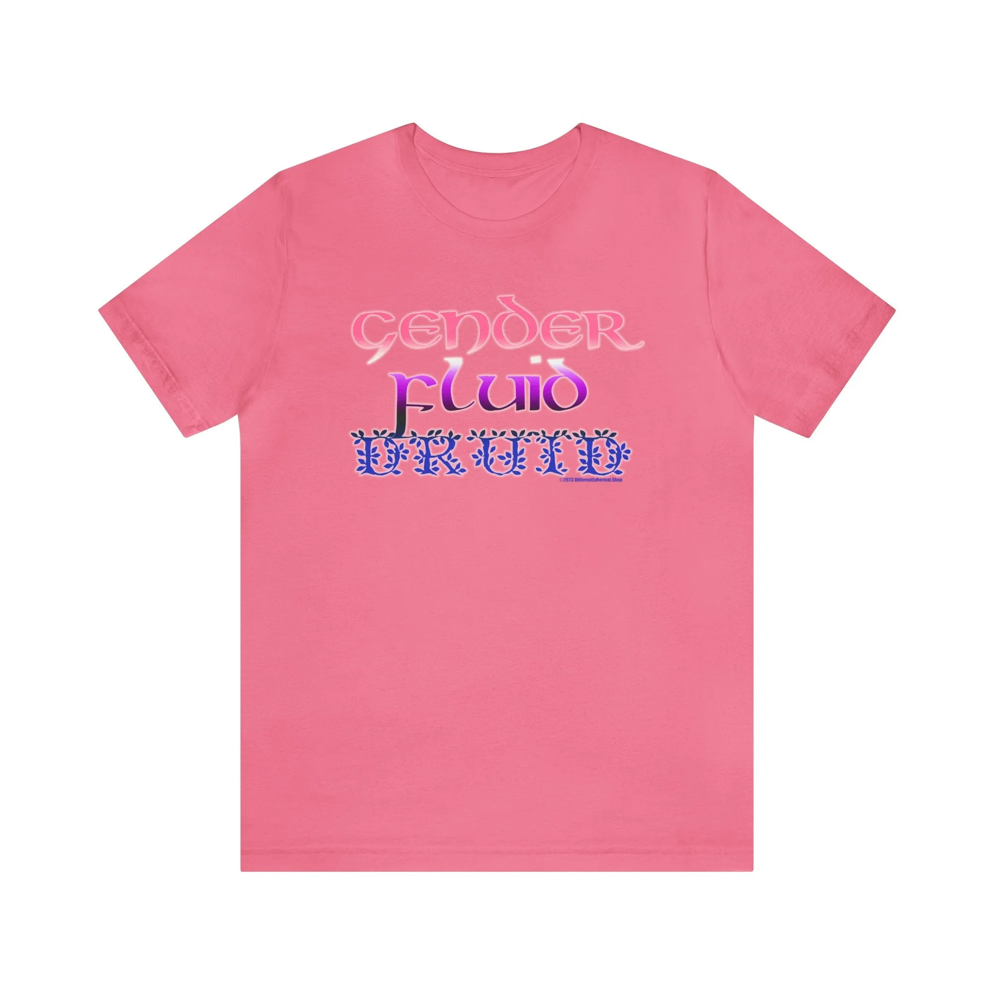 Gender Fluid Druid T-Shirt - Pride - Tabletop Fan - Queer - Differently Normal