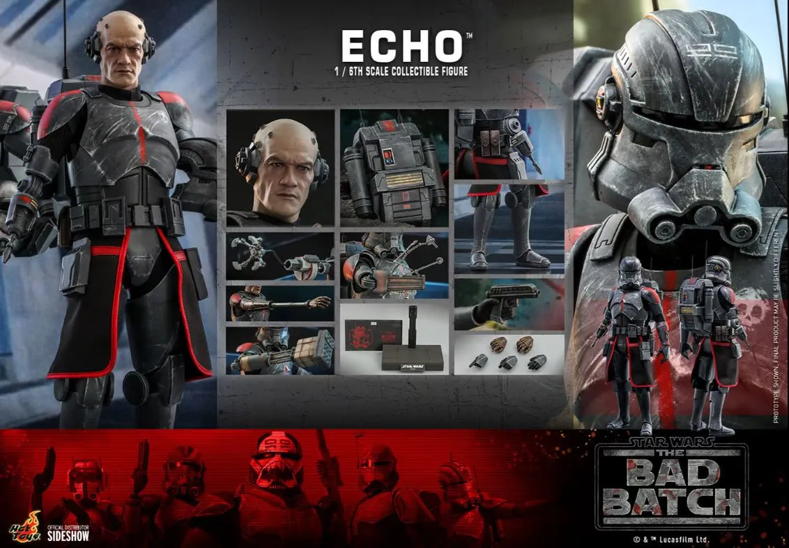 Hot Toys Star Wars The Bad Batch Echo Sixth Scale Figure