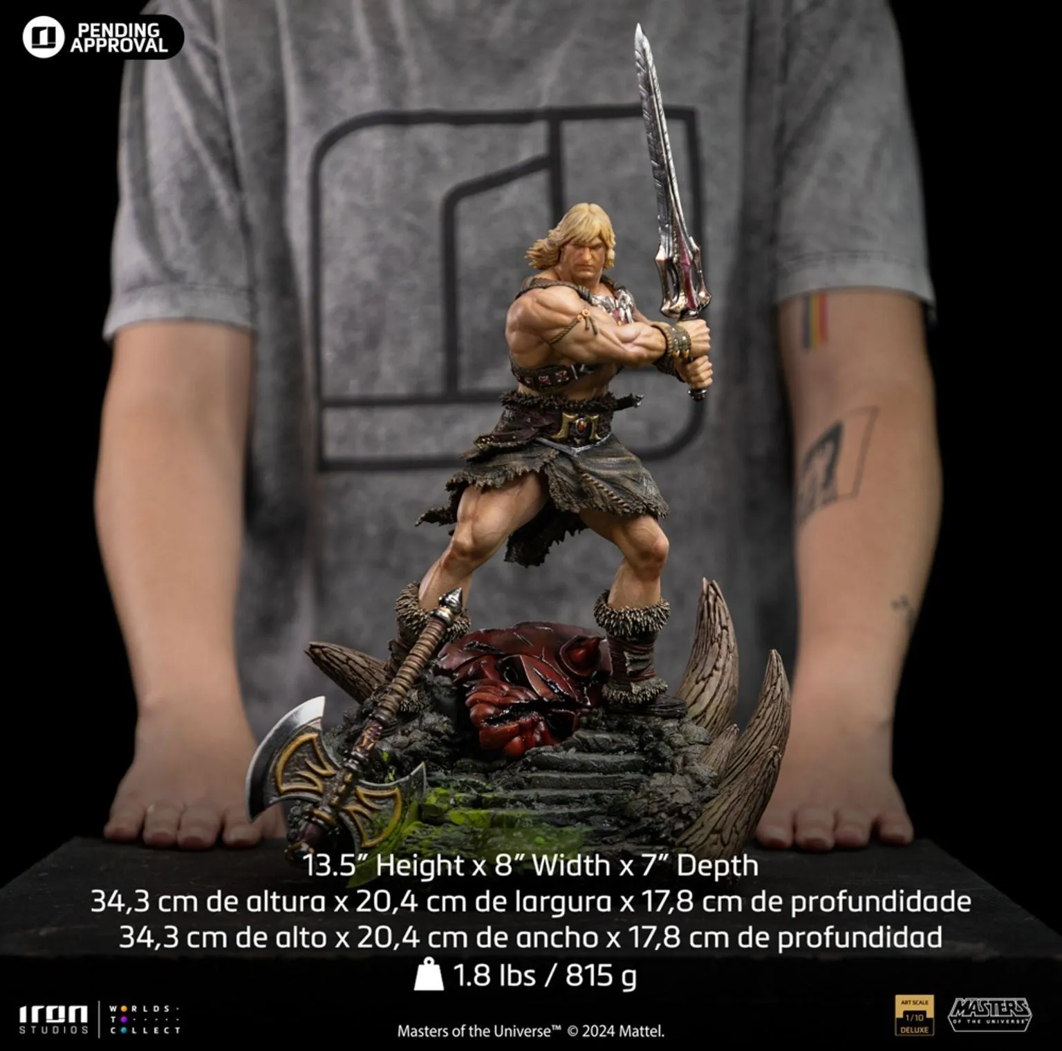 Iron Studios - He-Man Unleashed - Masters of the Universe - Art Scale 1/10